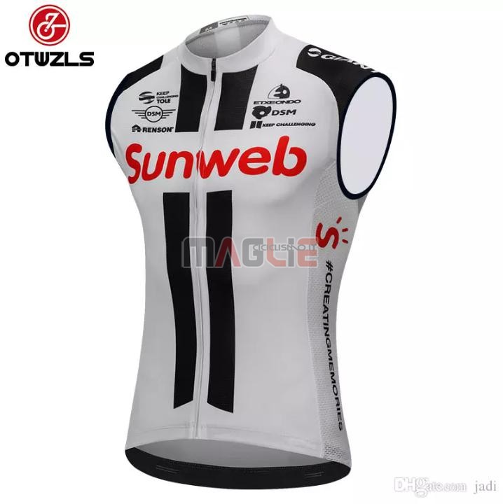 Gilet Antivento Sunweb Grigio e Nero